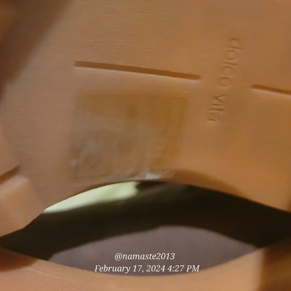 Dolce Vita Celida Ankle Heeled Combat Hiking Moto Boot Lug Sole Leather #724 - Picture 15 of 17